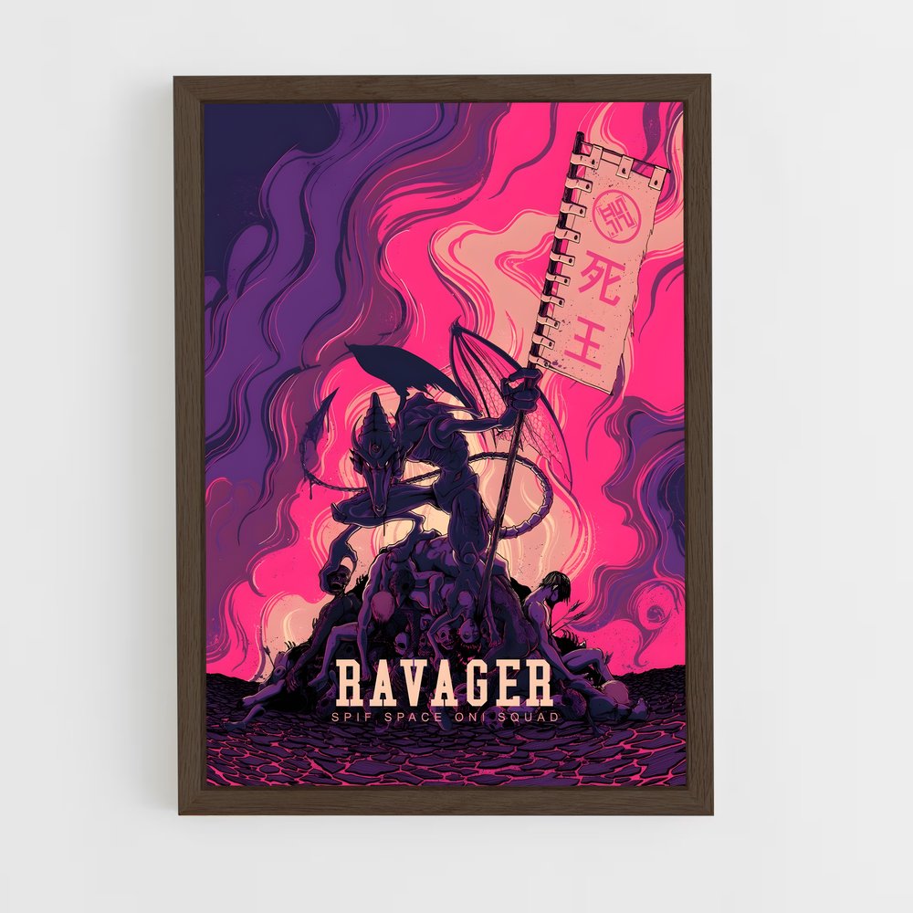 Poster Le Corbeau – affiche Metroid (vue 5)
