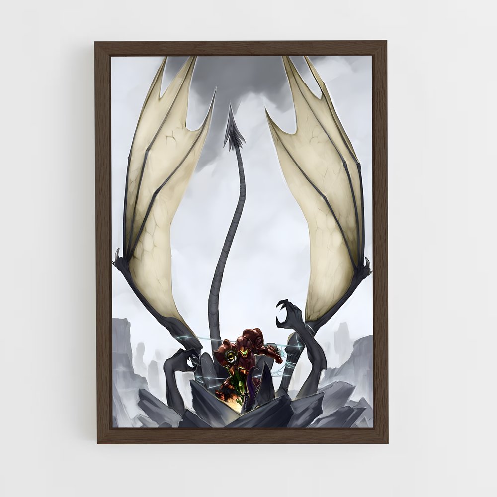 Poster L'Embarquement du Dragon – affiche Metroid (vue 5)