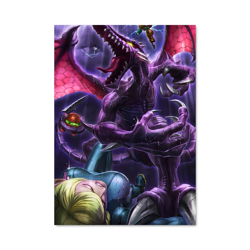 Poster Dragon et Destinée – affiche Super Smash Bros