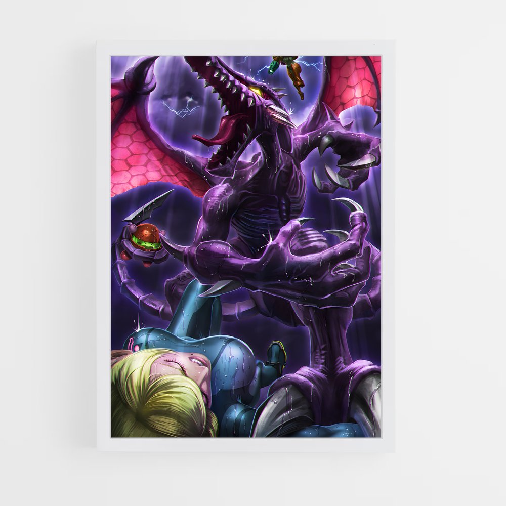 Poster Dragon et Destinée – affiche Super Smash Bros (vue 3)