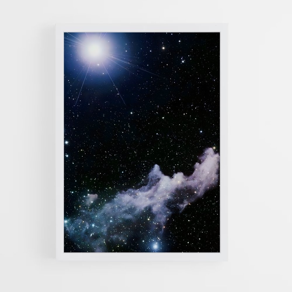 Poster Éclat des Pléiades – affiche Étoiles (vue 3)