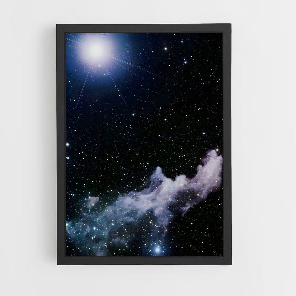 Poster Éclat des Pléiades – affiche Étoiles (vue 2)