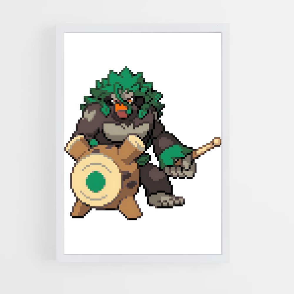 Poster Banjo Cat – affiche Pokemon (vue 3)