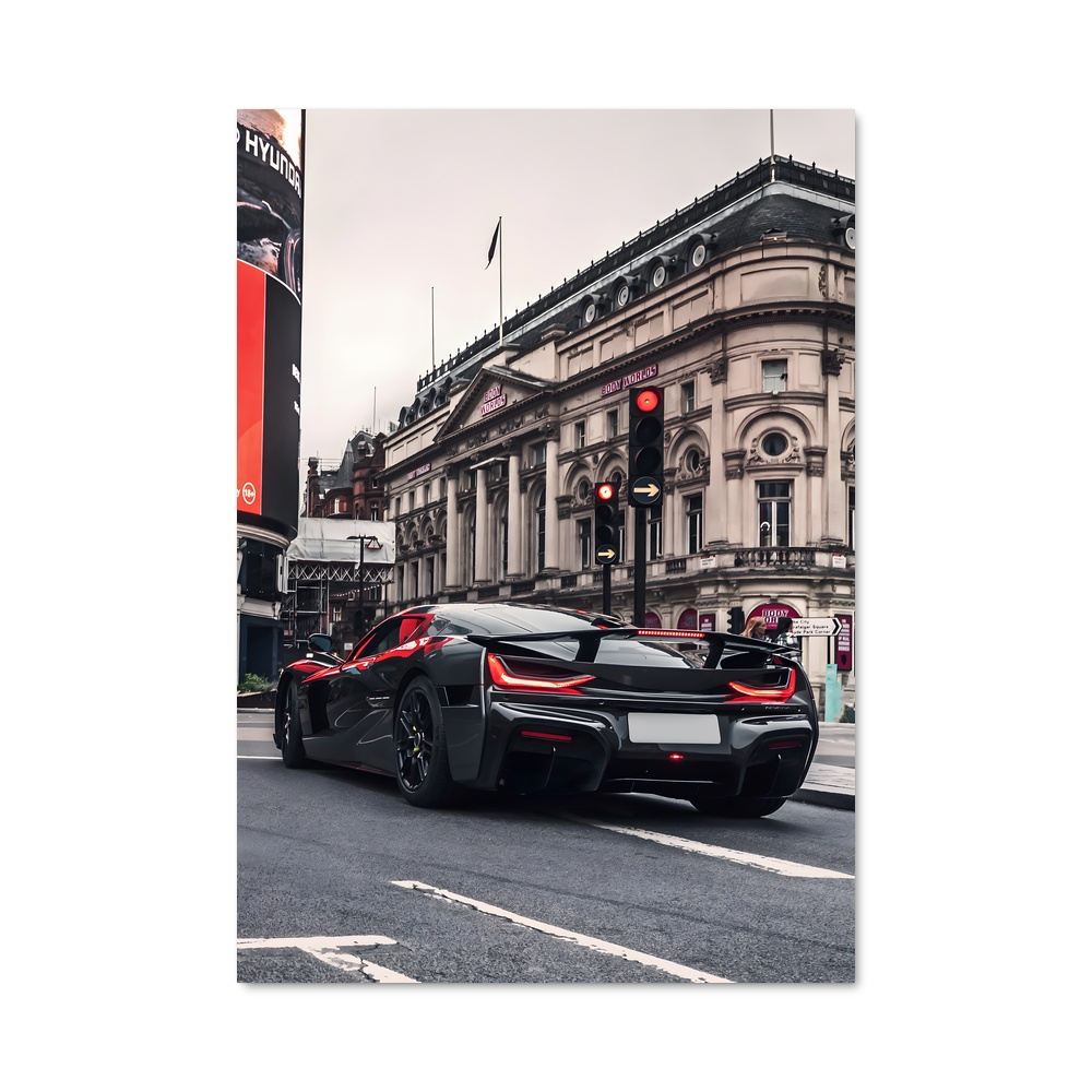 Poster Électrique Futuriste Rimac