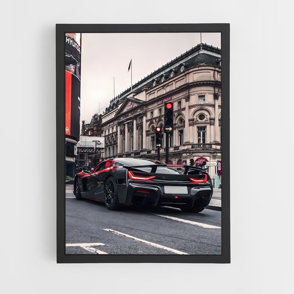 Poster Électrique Futuriste Rimac (vue 2)