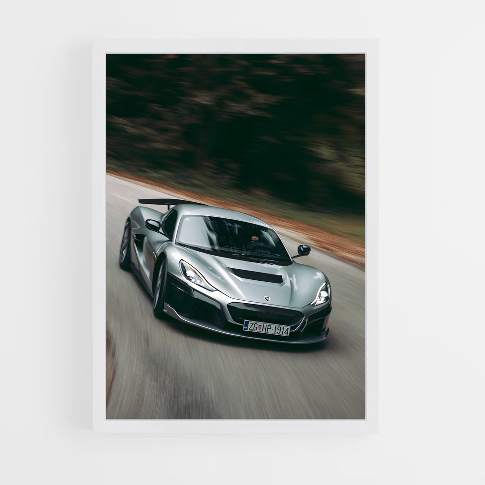 Poster McLaren 918 Deluxe – affiche Rimac (vue 3)