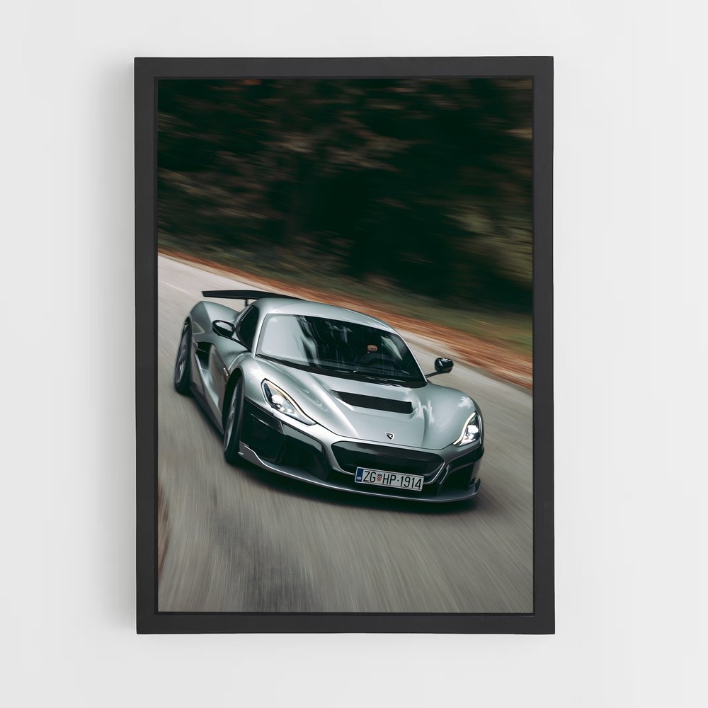 Poster McLaren 918 Deluxe – affiche Rimac (vue 2)