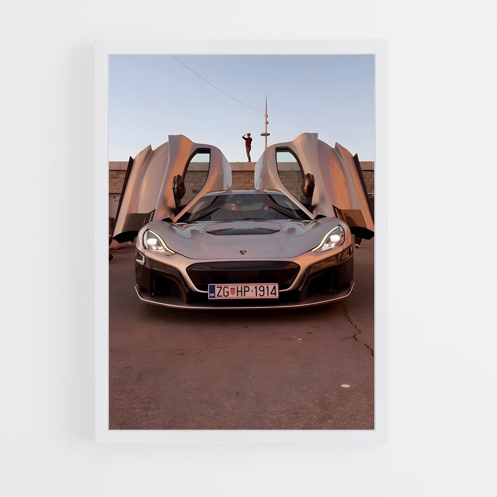 Poster Luxe et Vitesse – affiche Rimac (vue 3)