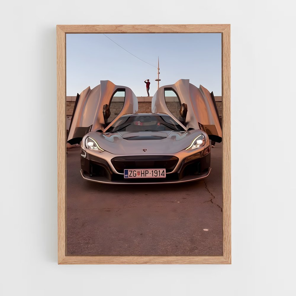 Poster Luxe et Vitesse – affiche Rimac (vue 4)