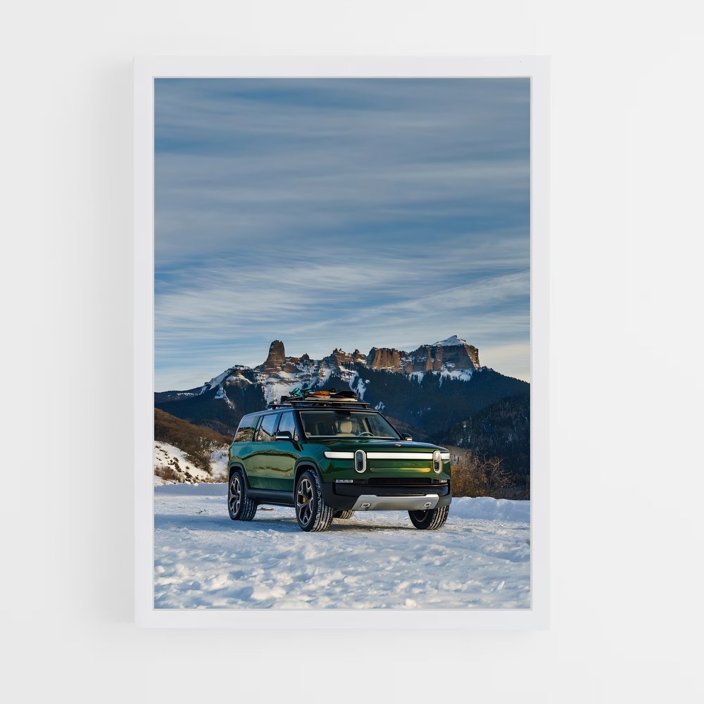 Poster Aventure Enneigée – affiche Rivian (vue 3)