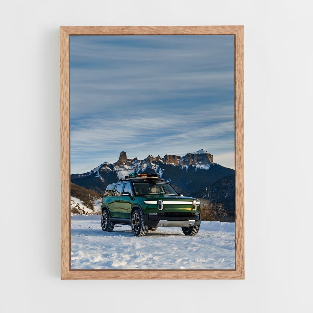 Poster Aventure Enneigée – affiche Rivian (vue 4)