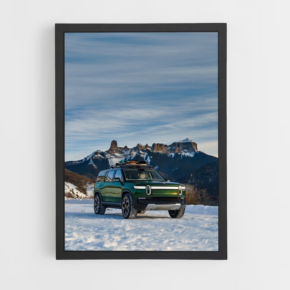 Poster Aventure Enneigée – affiche Rivian (vue 2)