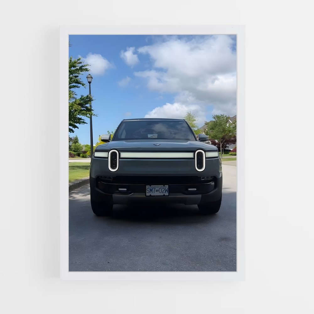 Poster Rivian Noir (vue 3)