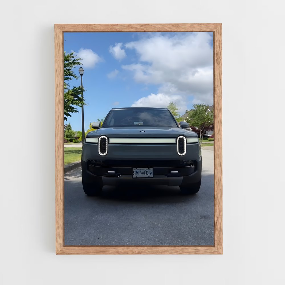 Poster Rivian Noir (vue 4)