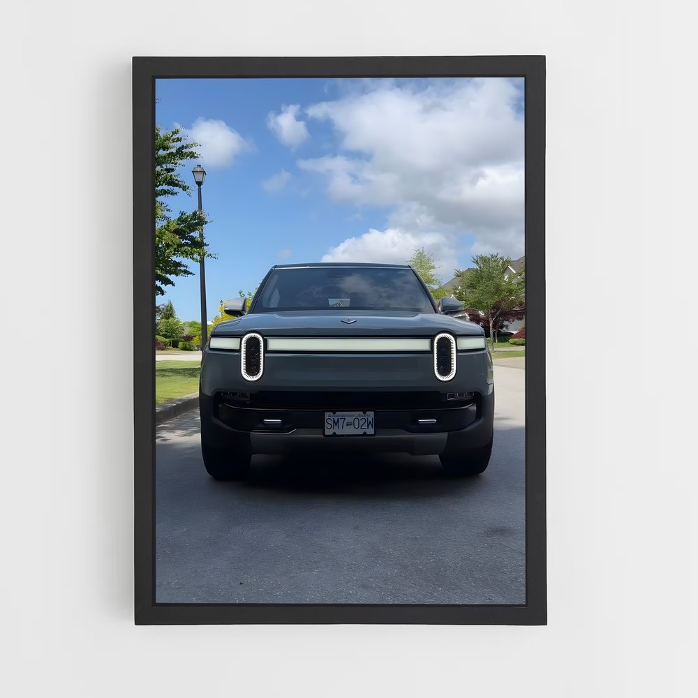 Poster Rivian Noir (vue 2)