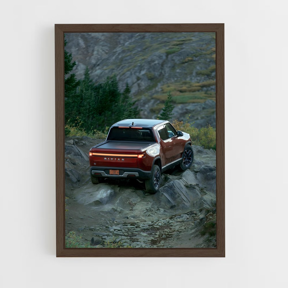 Poster Trailblazer Rouge – affiche Rivian (vue 5)