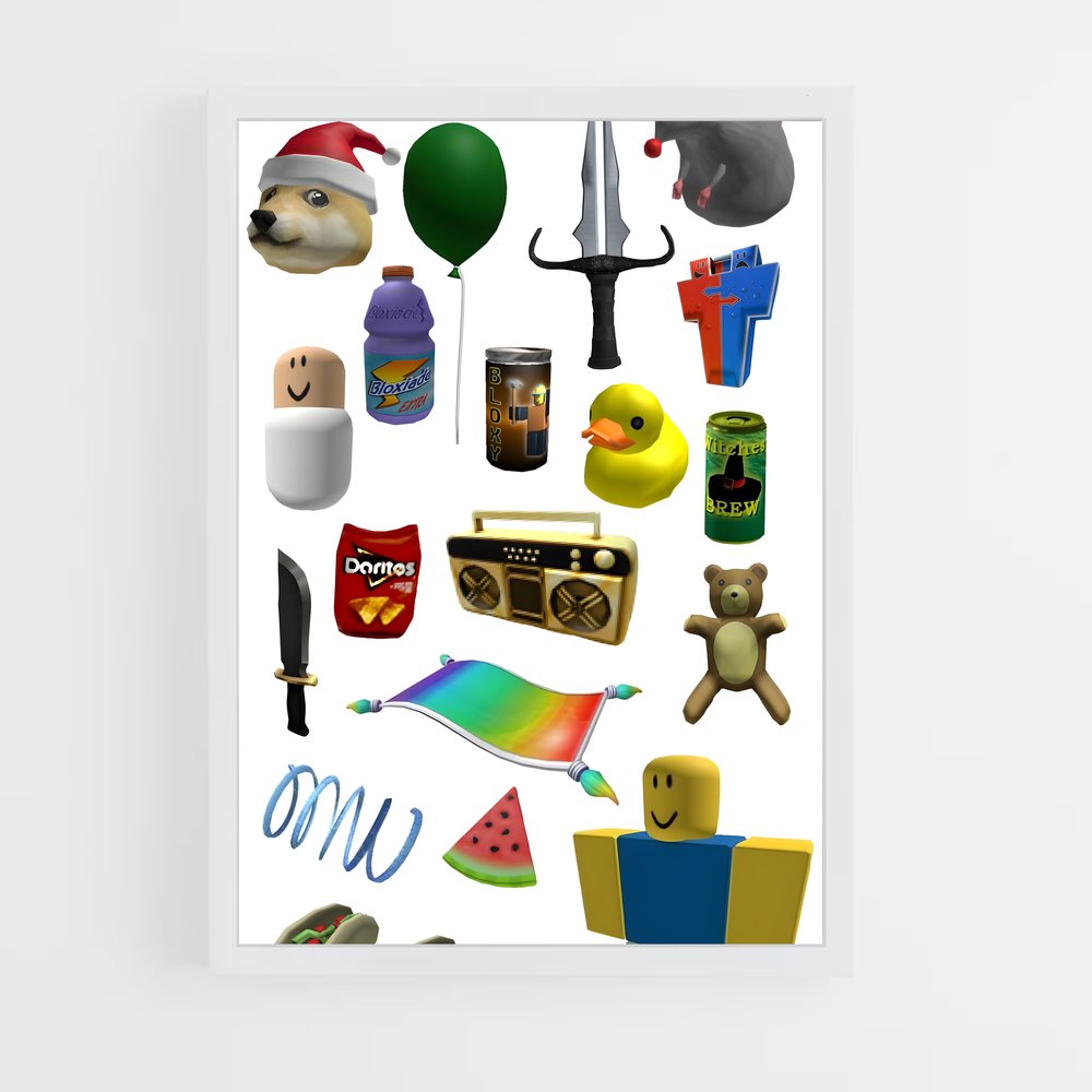 Poster L'Univers de Roblox (vue 3)