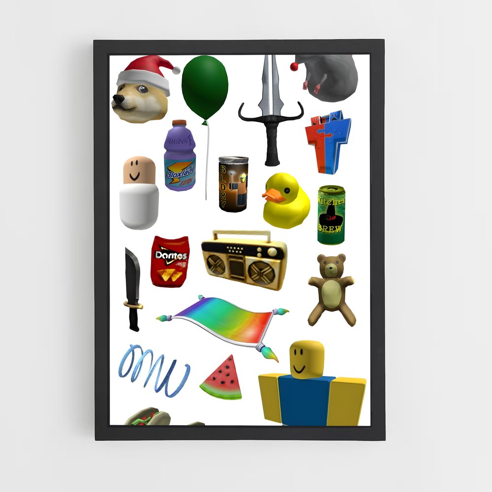 Poster L'Univers de Roblox (vue 2)
