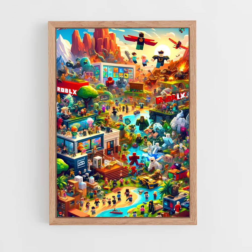 Poster Lego Adventures – affiche Roblox (vue 4)