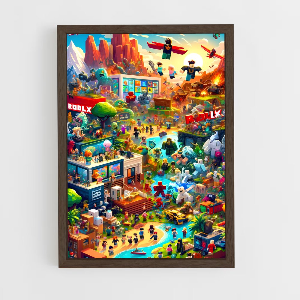 Poster Lego Adventures – affiche Roblox (vue 5)