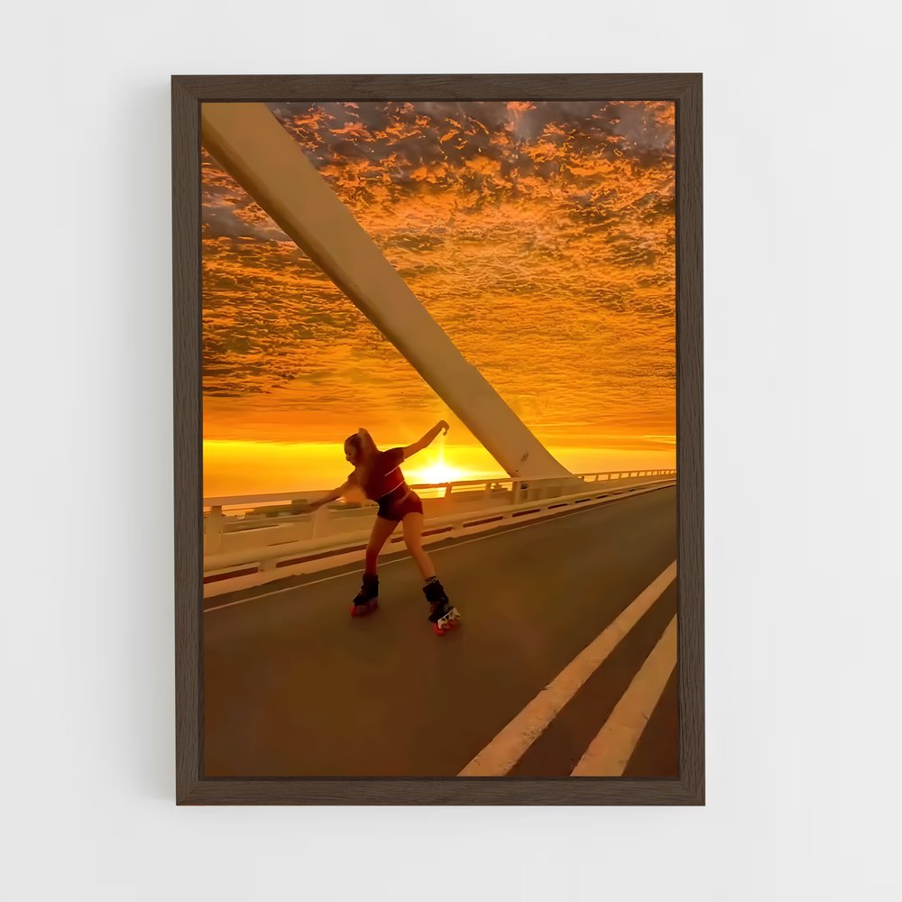 Poster Sunset Inline – affiche Rollerblade (vue 5)