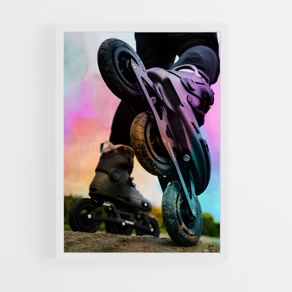 Poster Glisse Urbaine – affiche Rollerblade (vue 3)