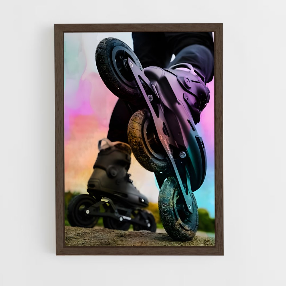 Poster Glisse Urbaine – affiche Rollerblade (vue 5)