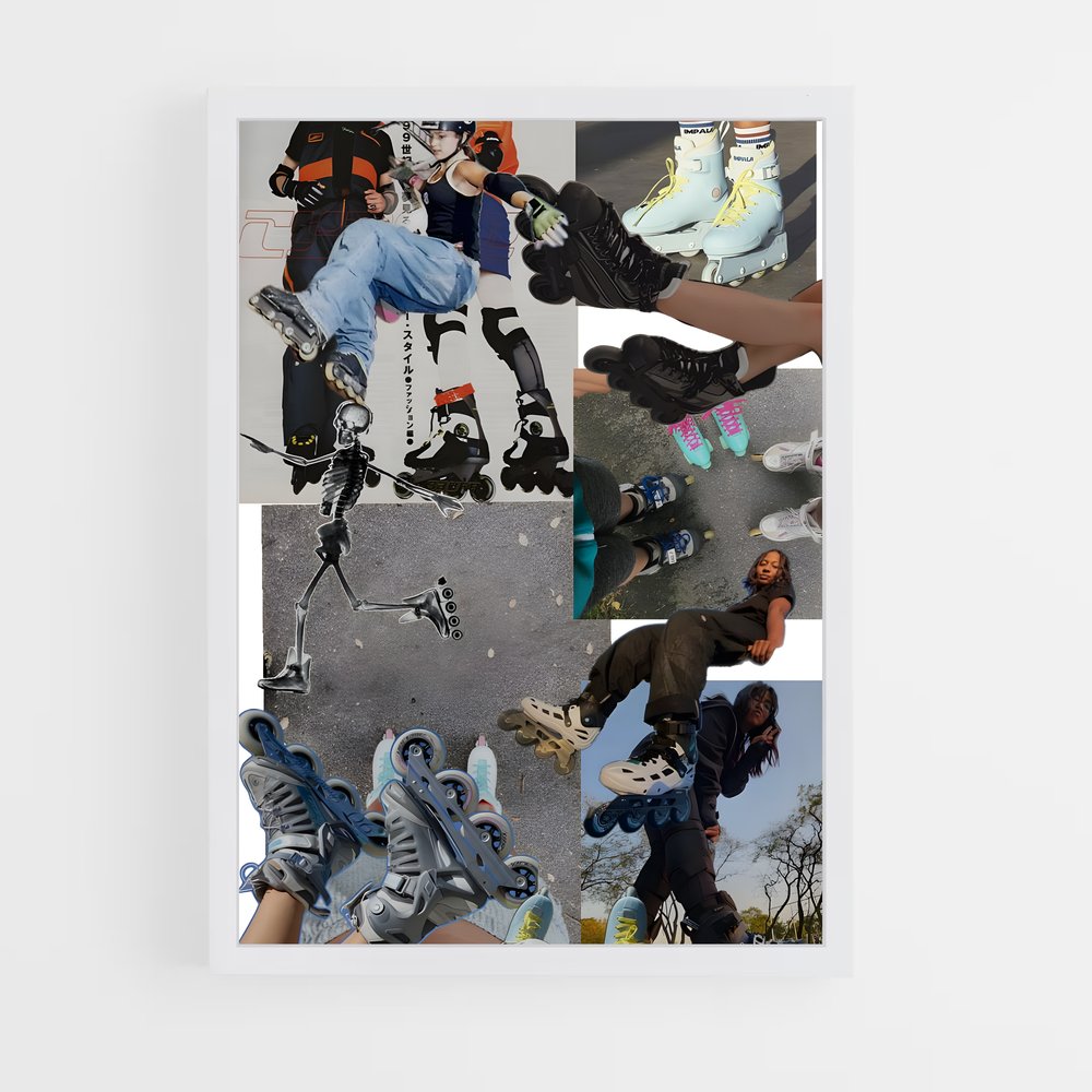 Poster Roller Dance – affiche Rollerblade (vue 3)