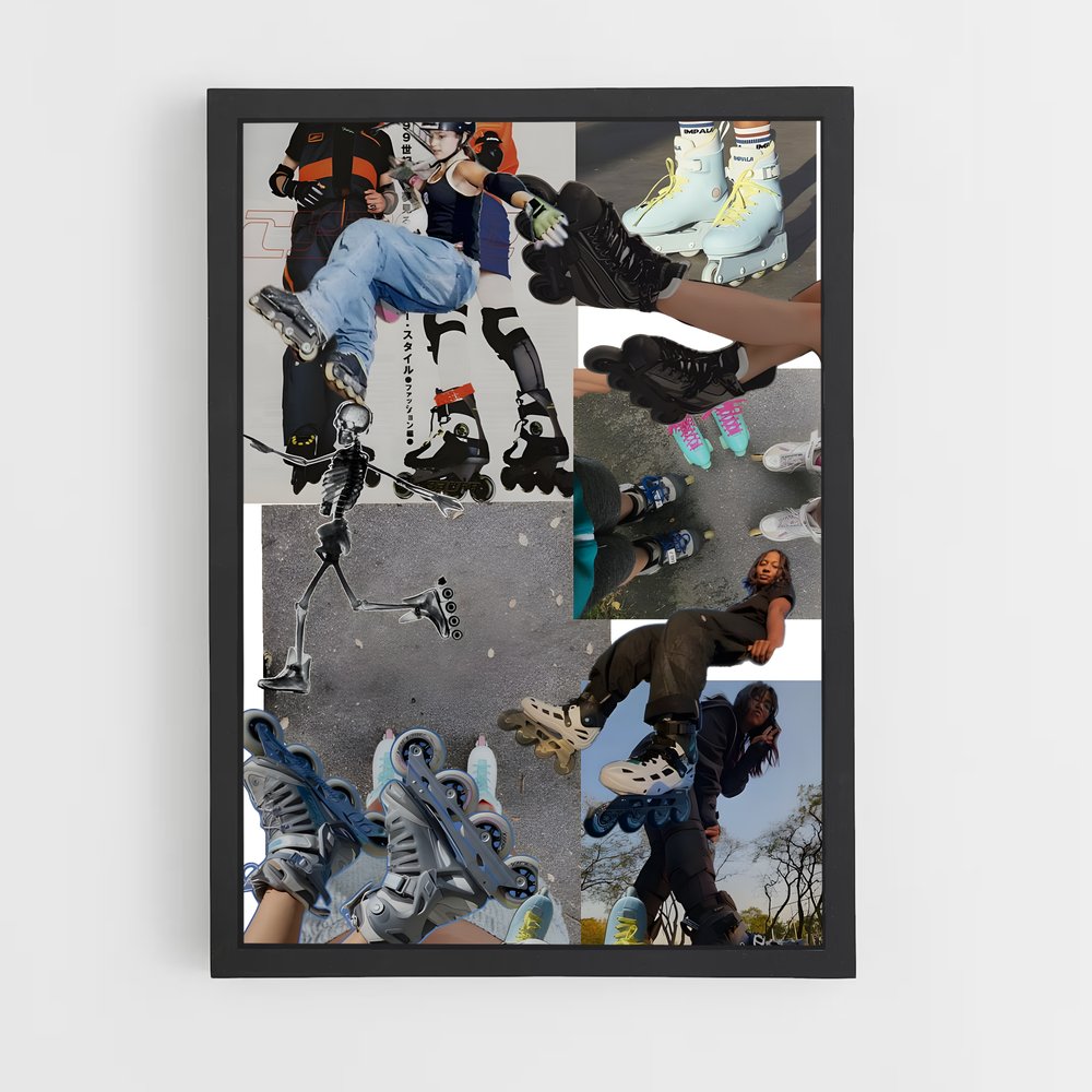 Poster Roller Dance – affiche Rollerblade (vue 2)