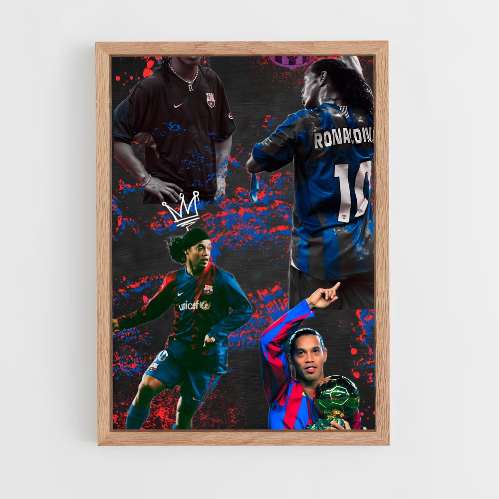 Poster Football Coloré (vue 4)