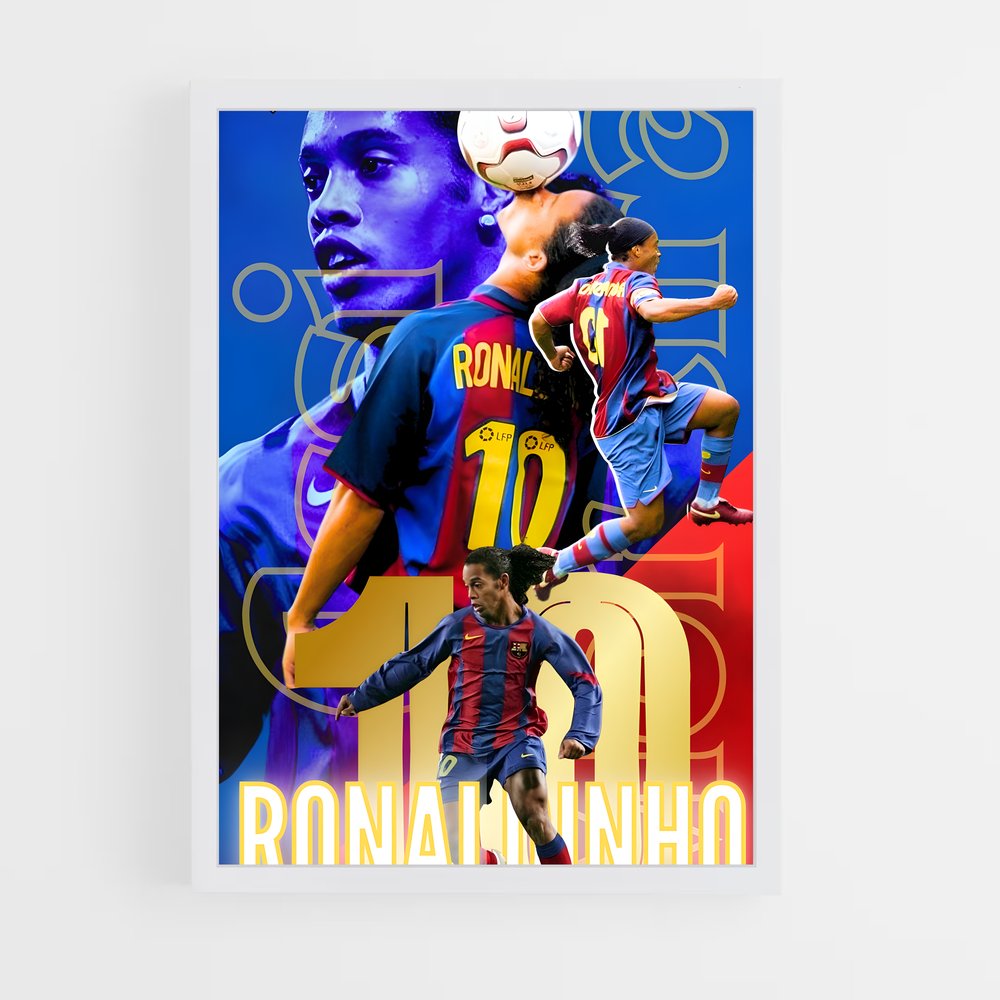 Poster La Magie de Ronaldinho (vue 3)