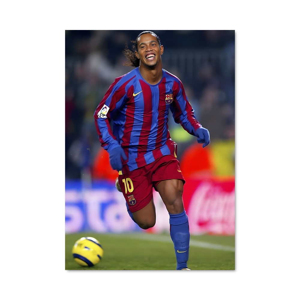 Poster Ronaldinho Football
