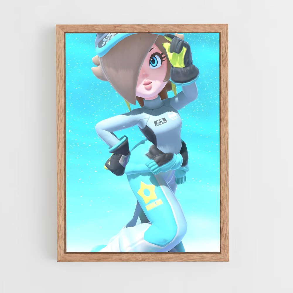 Poster Rosalina en Bleu – affiche Mario (vue 4)