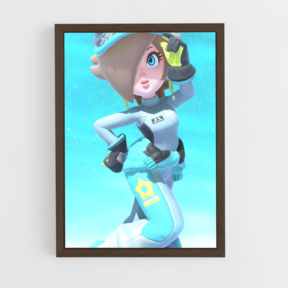Poster Rosalina en Bleu – affiche Mario (vue 5)
