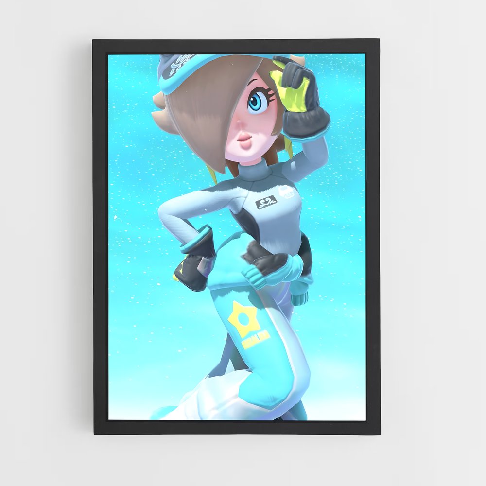Poster Rosalina en Bleu – affiche Mario (vue 2)