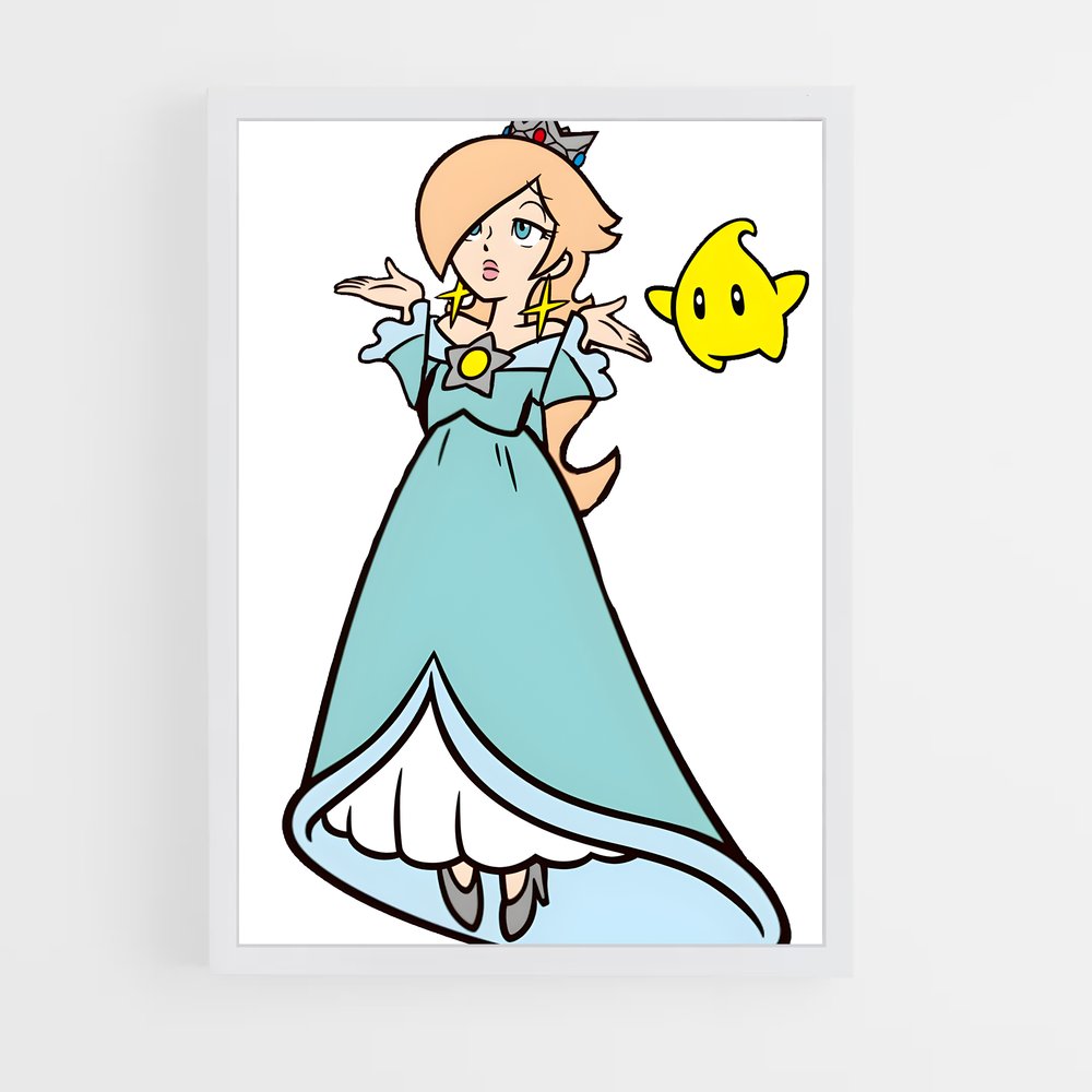 Poster Princesse Galactique – affiche Mario (vue 3)