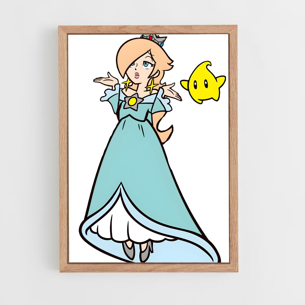 Poster Princesse Galactique – affiche Mario (vue 4)