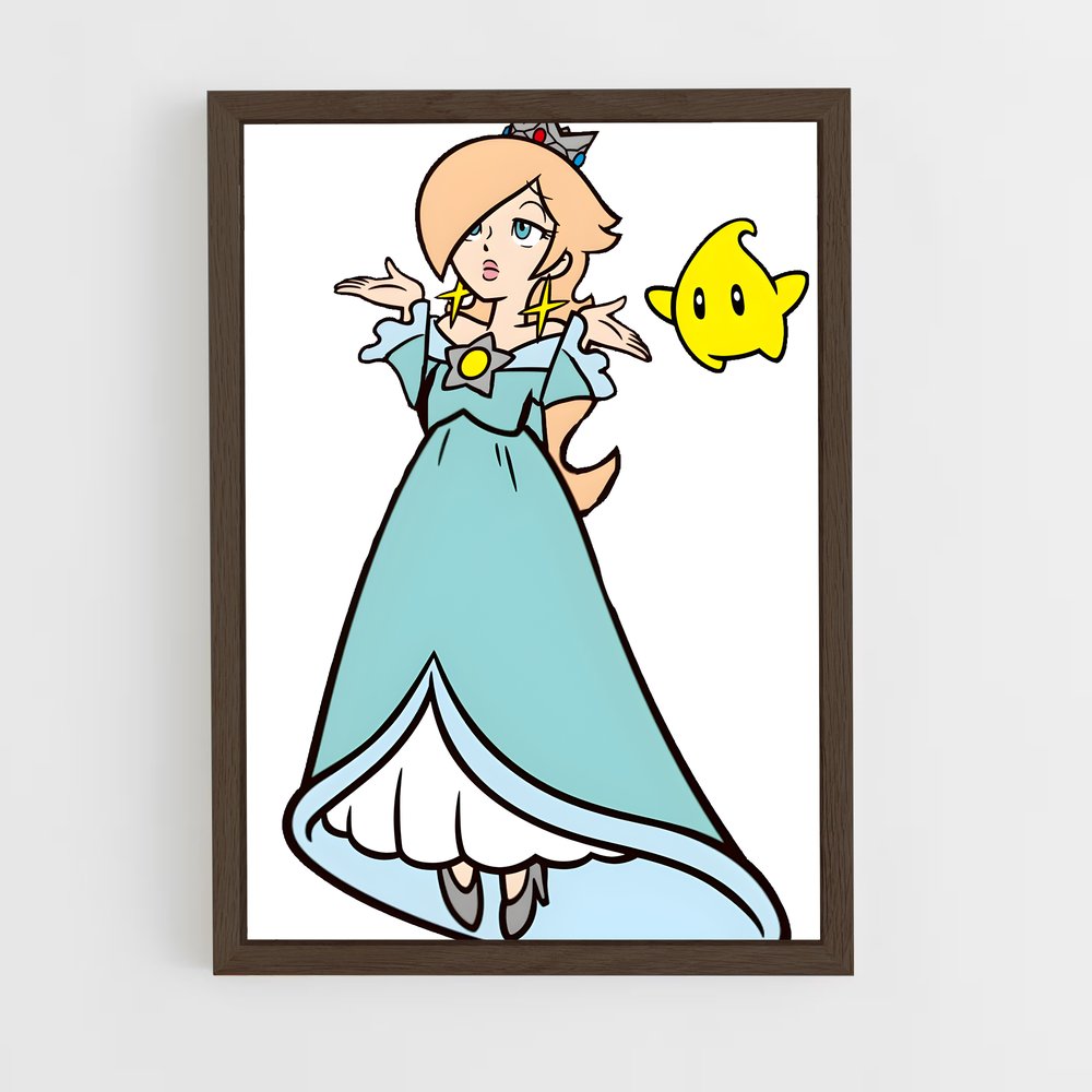 Poster Princesse Galactique – affiche Mario (vue 5)