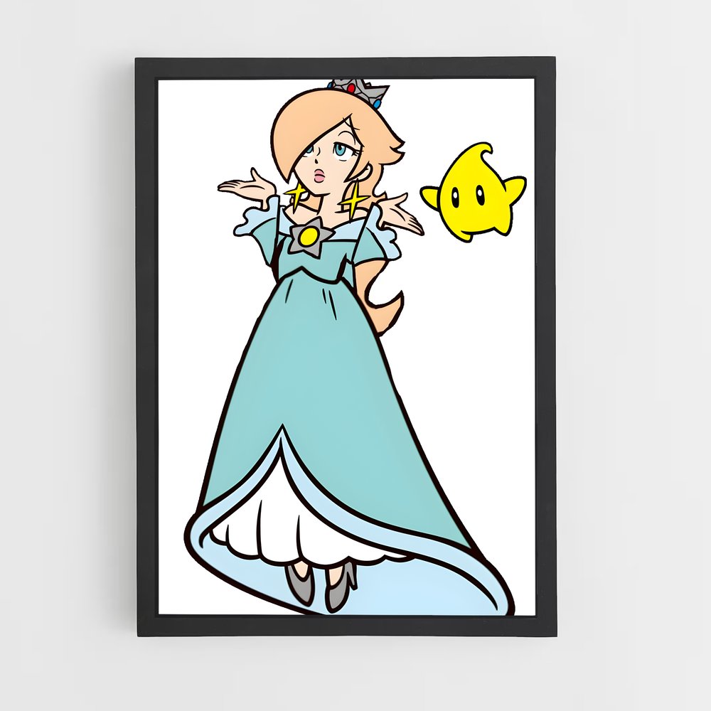Poster Princesse Galactique – affiche Mario (vue 2)
