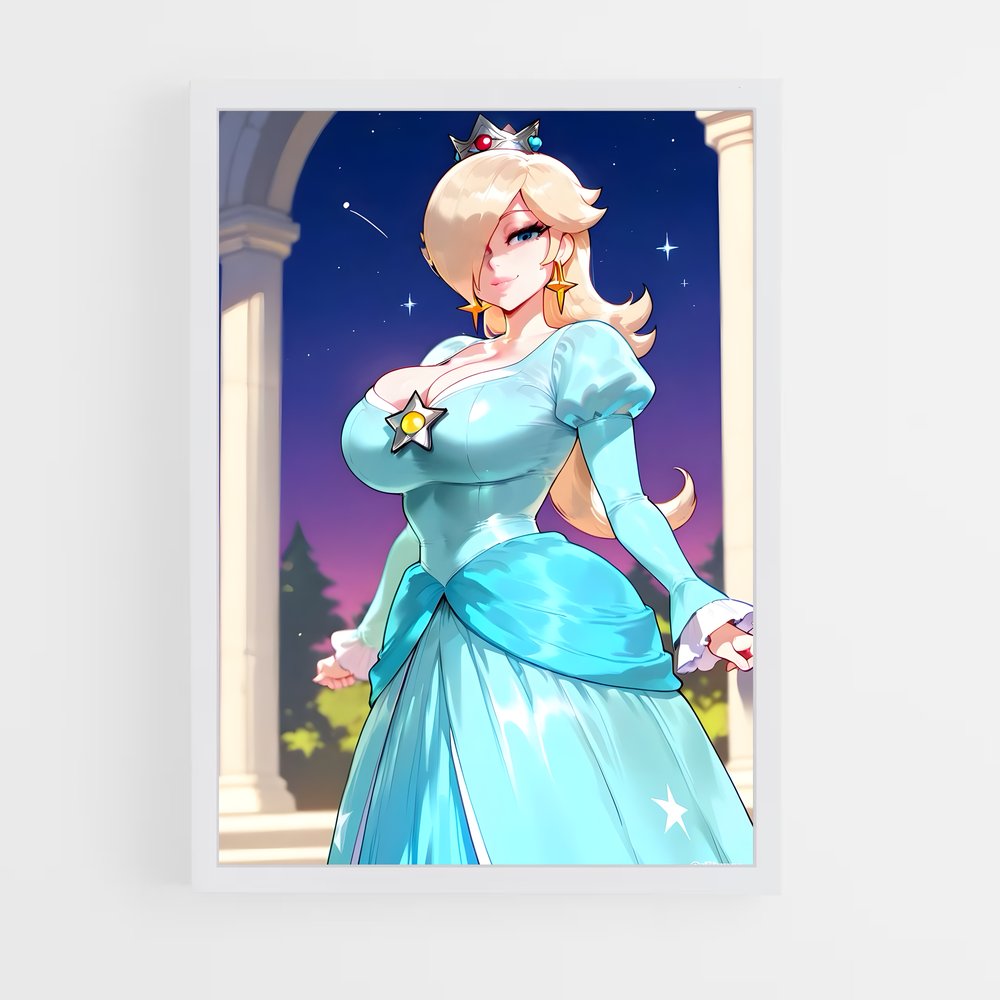 Poster Étoile de Lune – affiche Mario (vue 3)