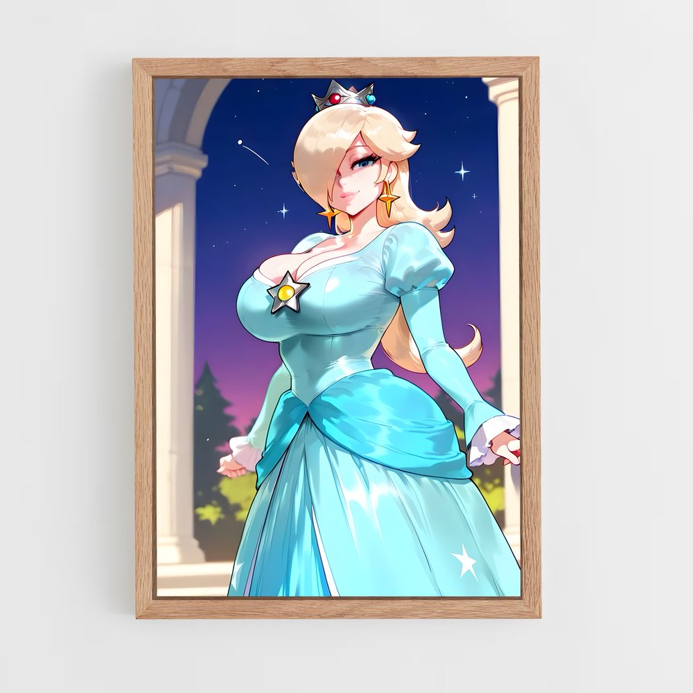Poster Étoile de Lune – affiche Mario (vue 4)