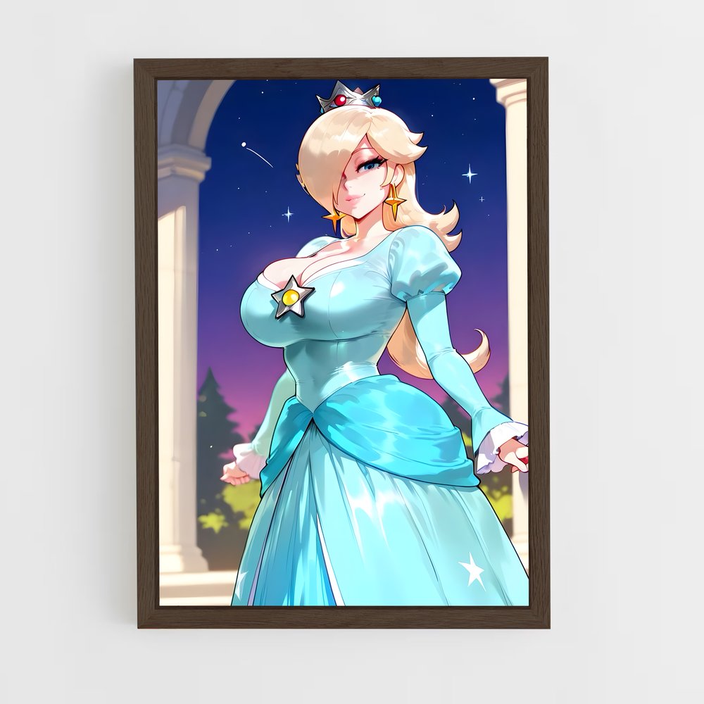 Poster Étoile de Lune – affiche Mario (vue 5)