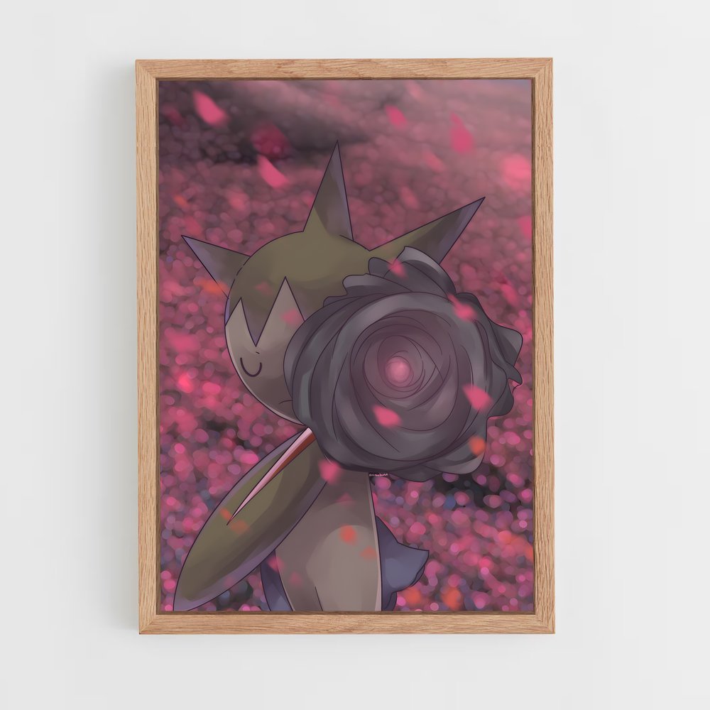 Poster L'Aventurière des Fleurs – affiche Pokemon (vue 4)