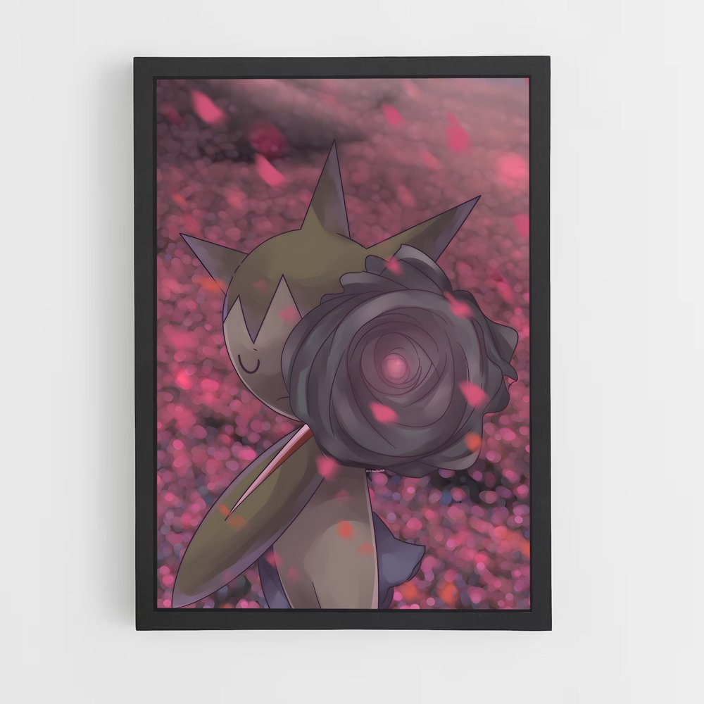 Poster L'Aventurière des Fleurs – affiche Pokemon (vue 2)