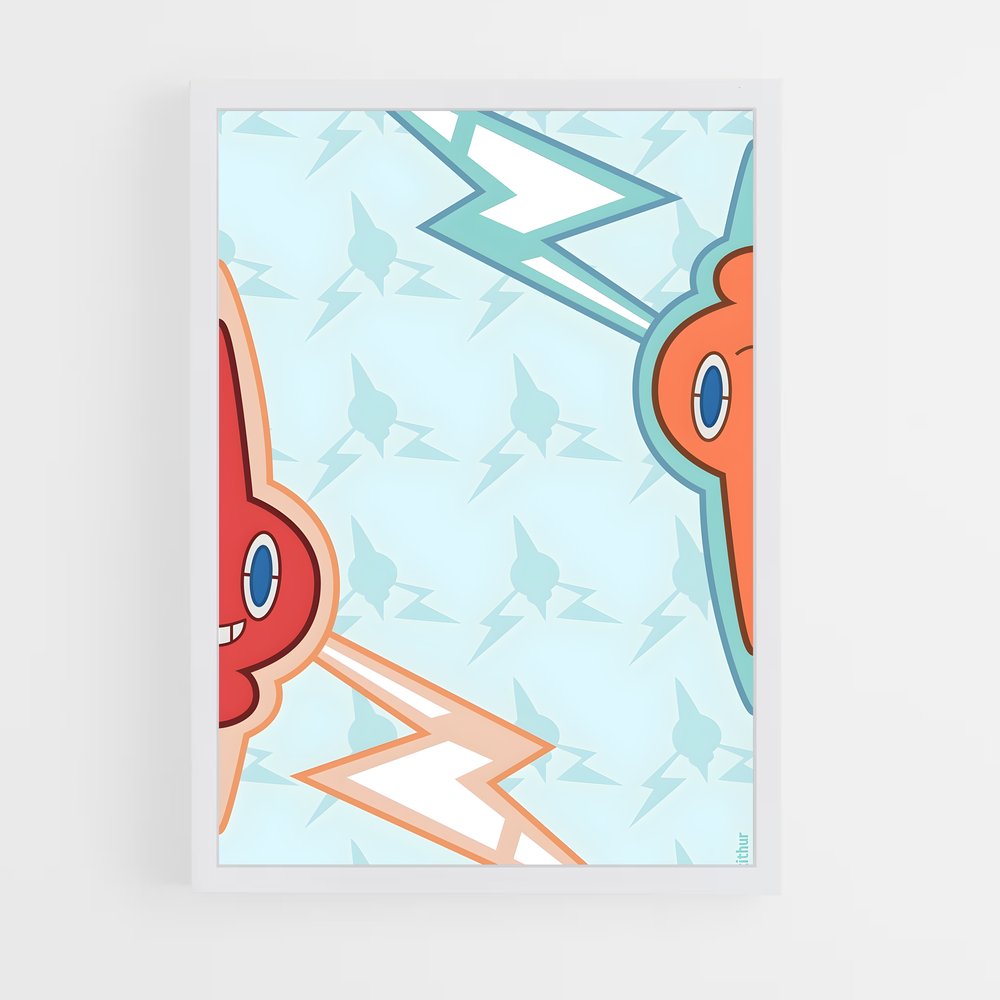 Poster Éclair Fantastique – affiche Pokemon (vue 3)