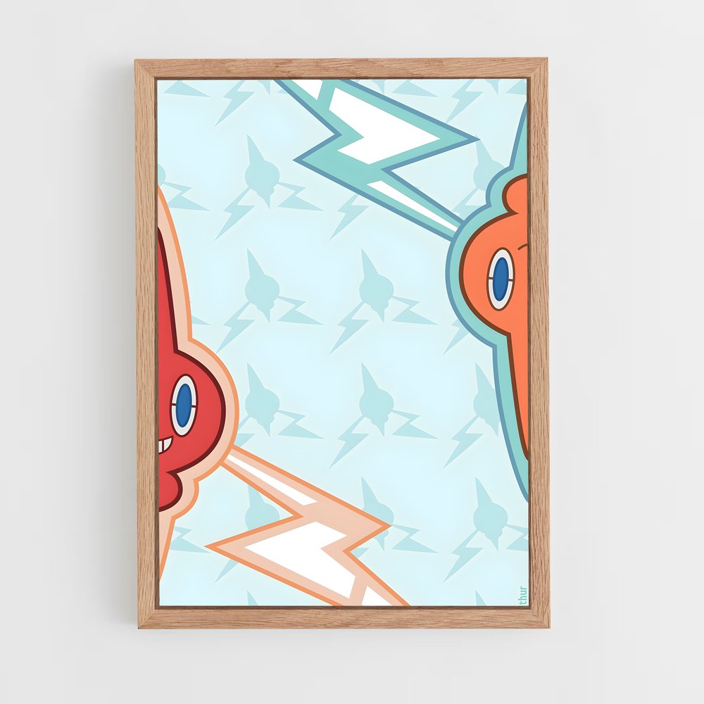 Poster Éclair Fantastique – affiche Pokemon (vue 4)