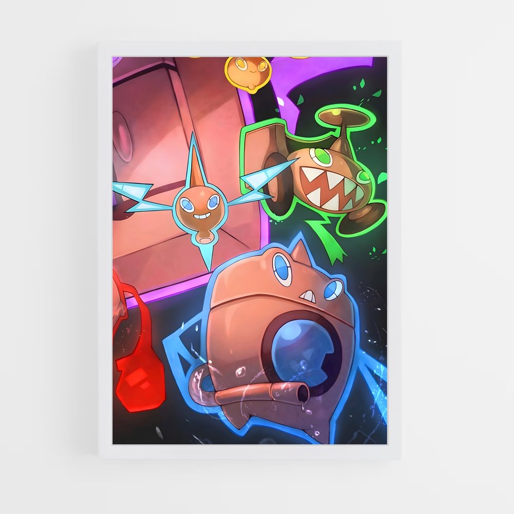 Poster Rotom Zeo – affiche Pokemon (vue 3)