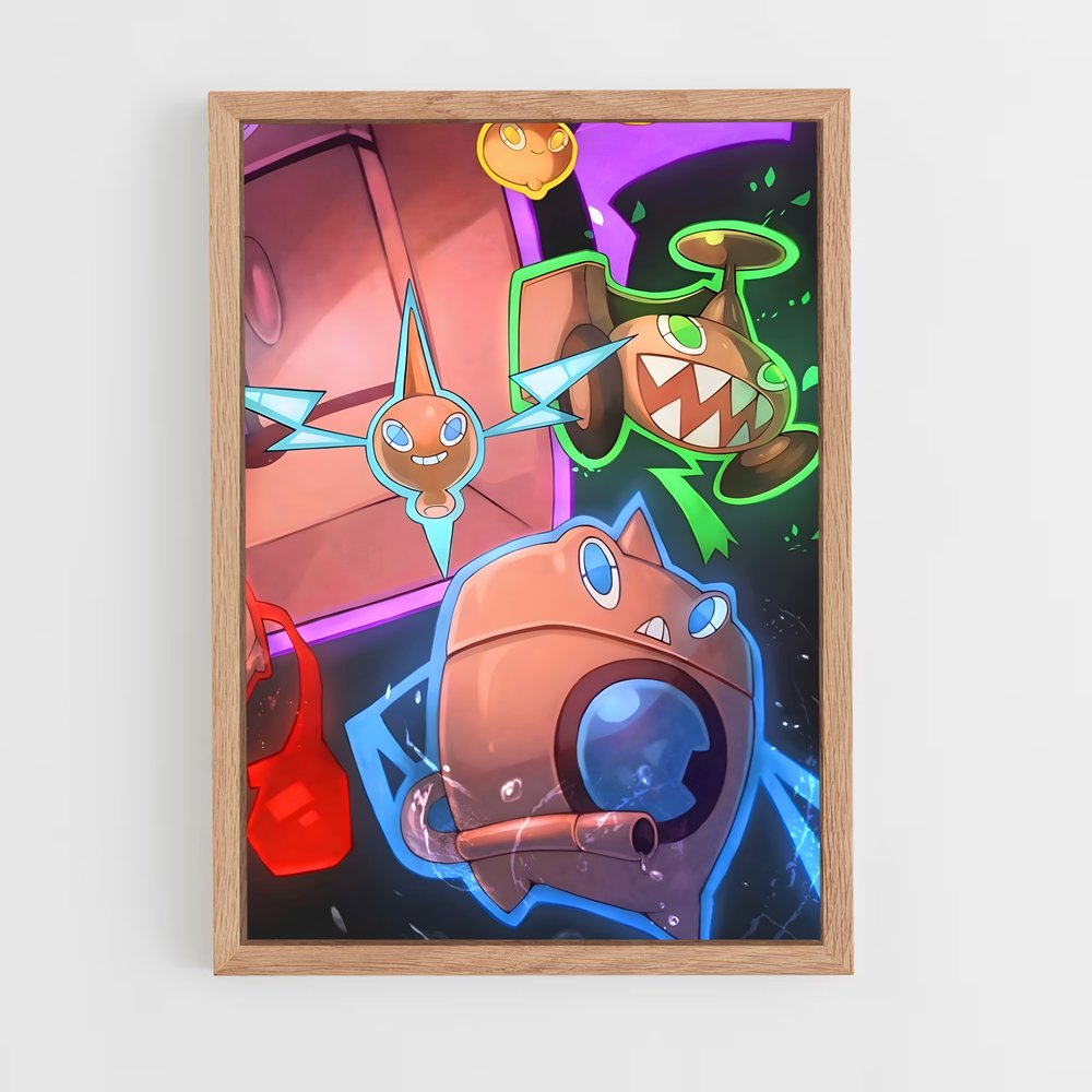 Poster Rotom Zeo – affiche Pokemon (vue 4)