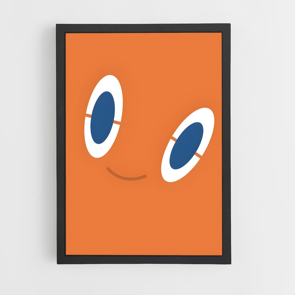 Poster L'Œil Curieux – affiche Pokemon (vue 2)