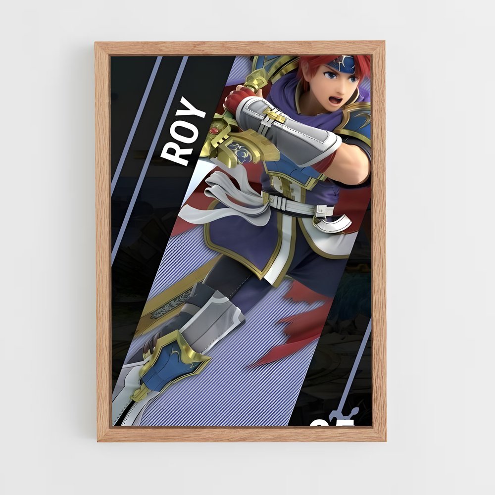 Poster Roy charme – affiche Super Smash Bros (vue 4)
